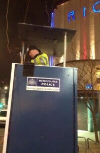 © Catherinhe von Altheer cop-in-a-box @ RIO CINEMA KNGSLAND Hi St Dalston London E8